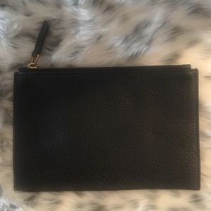 J.Crew Leather Sleeve clutch